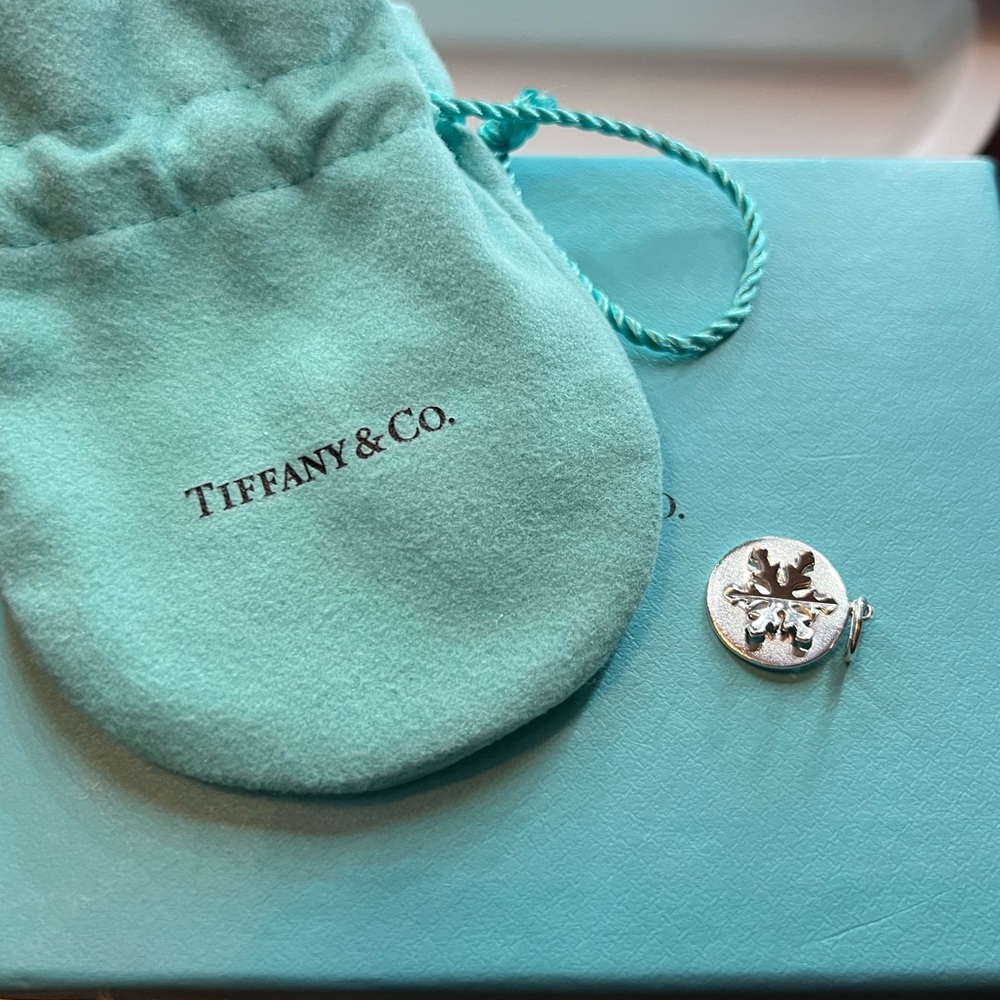 Authentic Tiffany & Co snowflake charm